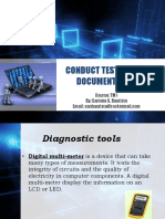 Conduct Testing and Documentation: Course: TM I By: Saniata G. Bautista