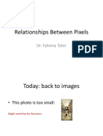 Relationship Between Pixels