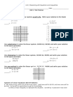 Systems of Inequalities Study Guide