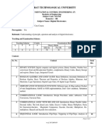 Gujarat Technological University: Semester - III Subject Name: Digital Electronics