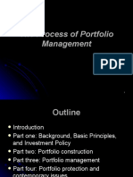 The Process of Portfolio Management