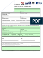 Asbestos Inspection Form A