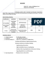 Sudheer SQL DBA Fresher Resume