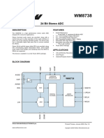 24 Bit Stereo ADC: Description Features