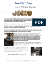 Moisture Content in Pelletized Biomass