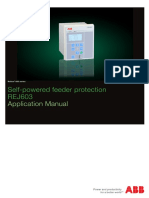 Self-Powered Feeder Protection REJ603: Application Manual