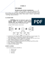 UNIT-5 Optical Networks: 5.1 Sonet/Sdh