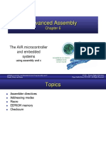 Advanced Assembly: The AVR Microcontroller and Embedded Systems