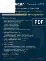 Training Catalogue Grcmentor