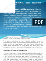 Police Personnel Records Management