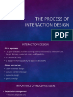 The Process of Interaction Design