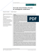 Mucogingival Conditions in The Natural Dentition