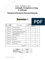 BSC in EEE Full Syllabus (Credit+sylabus)