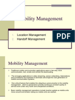 Mobility - Management in Mobile Communication