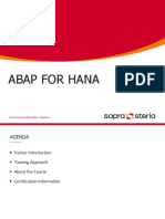 Abap For Hana