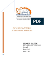 Petroleum Refinery Lab. Report No.3