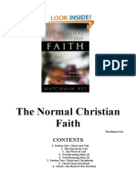 The Normal Christian Faith