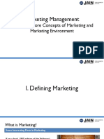 Module 1 - Fundamentals of Marketing