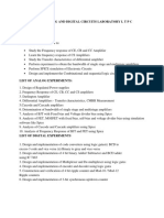 EC8361 ANALOG AND DIGITAL CIRCUITS LAB Syllabus