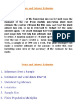 IPS (Points and Interval Estimate)