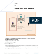 12.4.1.1 Lab - Interpret HTTP and DNS Data To Isolate Threat Actor PDF