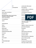 Drugs Antidotes