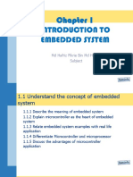 Chapter 1 Introduction To Embedded Syste