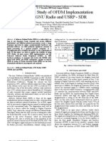 Experimental Study of OFDM Implementation - Utilizing GNU Radio and USRP