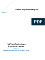 Part 1 - PMP 6 Edition Training Module - Day 1 - Updated PDF