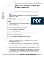 Oil Mist Detector Testing Procedure