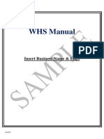 Sample WHS Manual