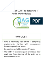 Botswana Alignment of COBIT To Botswana IT Audit Presentation