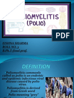 Poliomyelitis