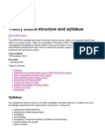 MRCPCH - Exam Structure and Syllabus