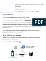 Intercept iOS - Android Network Calls Using Mitmproxy PDF