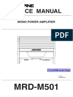 Alpine-MRDM501 Car Amp PDF