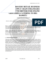 ONLINE GROCERY RETAIL BUSINESS MODEL SUPPLY CHAIN STRATEGIES AND GROWTH DRIVERS FOR ONLINE GROCERIES CATERING TO BIG BASKET Ijariie10837