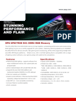 Datasheet XPG SPECTRIX D41 DDR4 Memory