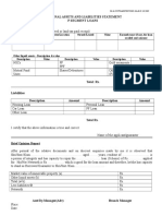 Assets Liabilities Statement Opinion Report