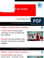 Children and The Family Vocabulary For IELTS