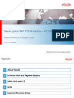 Takeda Global Sap FSCM Solution