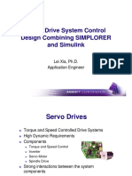 15-Servo Drive System With Simulink and Simplorer PDF