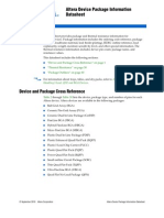 Altera Device Package Information Datasheet