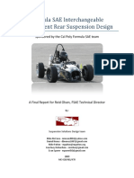 Formula SAE Interchangeable Independent Rear Suspension Design PDF