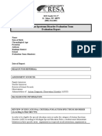 Psychological Report Autism Spectrum Disorder Resa