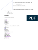 ADVANCED DIGITAL SIGNAL PROCESSING Lab Manual