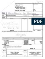 Sample DV PER EXPENSE