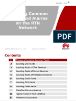 Common Faults and Alarms On The RTN