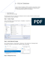 Xamarin - Android - SQLite Database