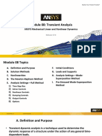 ANSYS - Mech LND 17.0 M08 Transient Analysis